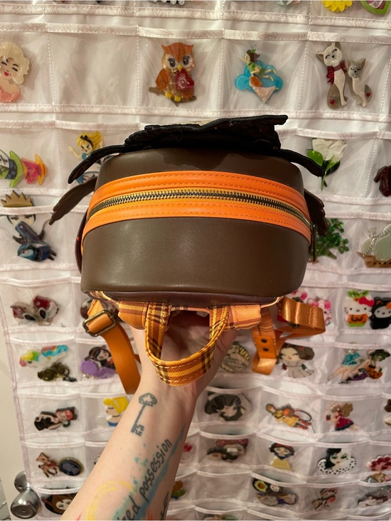 ?PRICE FIRM?NWOT Loungefly Peanuts Snoopy
Scarecrow Costume Backpack+wallet SET main image 9